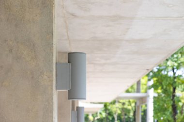 Açık hava ışığı, bina yürüyüşü modern ofis binası için lamba duvar montajı tasarımı