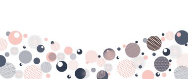 Metinler için daireler çizen modern geometrik arkaplan. Broşür, davetiye, kart, arkaplan, poster tasarımı için soyut yaratıcı konsept. Çoklu katmanlı kaplama çemberi.