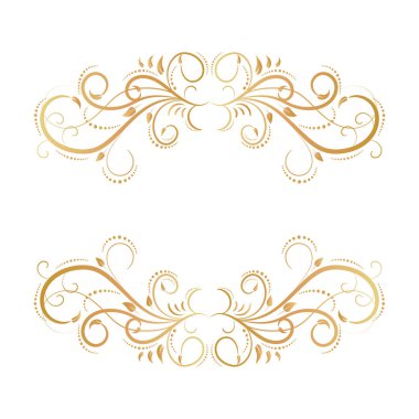 Luxury gold frame, exquisite background. Victorian style. Calligraphic brush, royal lines. For your holiday invitations, cards, greetings. Creates a special mood.