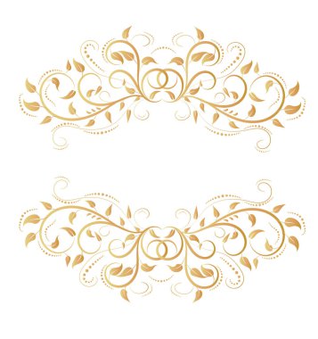 Luxury gold frame, exquisite background. Victorian style. Calligraphic brush, royal lines. For your holiday invitations, cards, greetings. Creates a special mood.