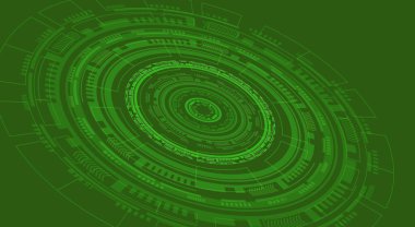 En iyi tasarımlarınız için parlak bir teknolojik arka plan