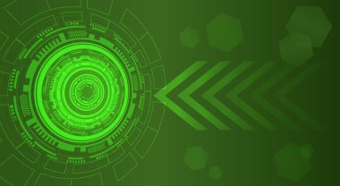 En iyi tasarımlarınız için parlak bir teknolojik arka plan