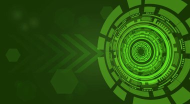 En iyi tasarımlarınız için parlak bir teknolojik arka plan