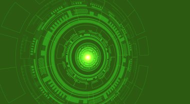 En iyi tasarımlarınız için parlak bir teknolojik arka plan