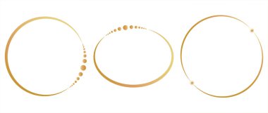  Gold frame with transparent background. For invitations, postcards, greetings, photos, for your design