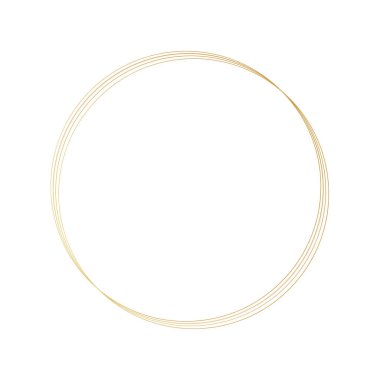  Gold frame with transparent background. For invitations, postcards, greetings, photos, for your design