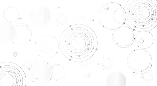 Abstract Geometric Background Mesh Circles Minimalist Design Business Background Scientific —  Fotos de Stock