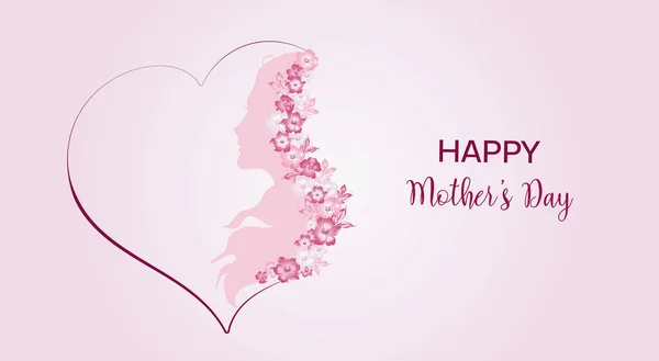 Fondo Suave Saludos Tarjeta Con Día Madre Día Mujer Feliz —  Fotos de Stock
