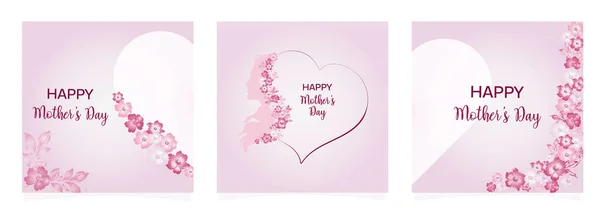 Fundo Gentil Saudações Cartão Com Dia Das Mães Dia Das — Fotografia de Stock