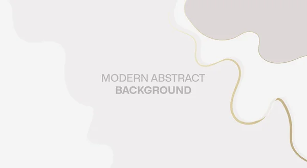 Moderne Abstracte Achtergrond Template Met Vloeiende Rondingen Van Vormen Vormen — Stockvector