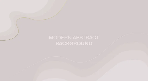 Modern Abstract Background Template Smooth Curves Shapes Forms Pastel Colors — Stock Vector