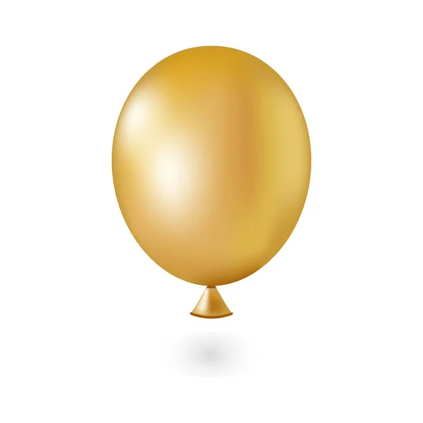 Balão Realista Voando Uma Adição Elegante Seu Design Impressão Convite — Fotografia de Stock
