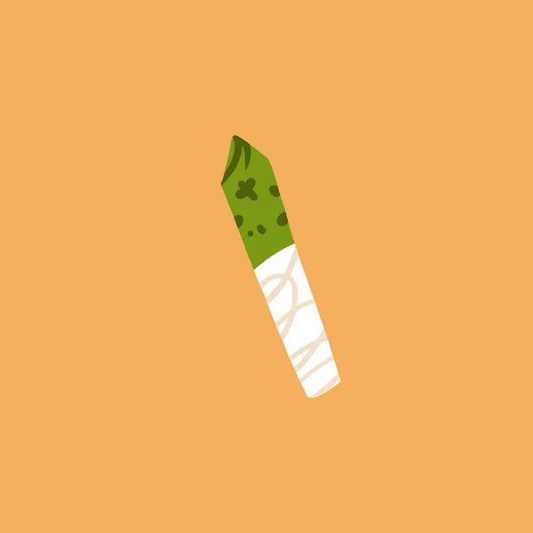 Illustration Graphique Abstraite Clipart Vecteur Dessinée Main Marijuana Médicale Accessoires — Image vectorielle