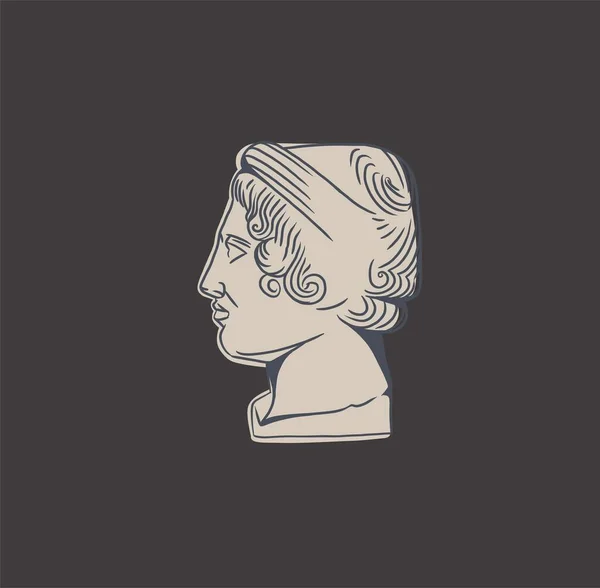 Ручной Рисунок Векторные Абстрактные Наброски Графика Линия Искусства Греческой Древней — стоковый вектор
