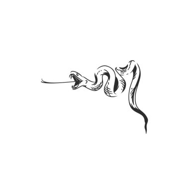 Hand drawn abstract vector graphic illustration outline with stylized line halloween mystic shake symbol design .Trendy modern doodle sketch halloween drawing concept.Vector line nature sketch symbol