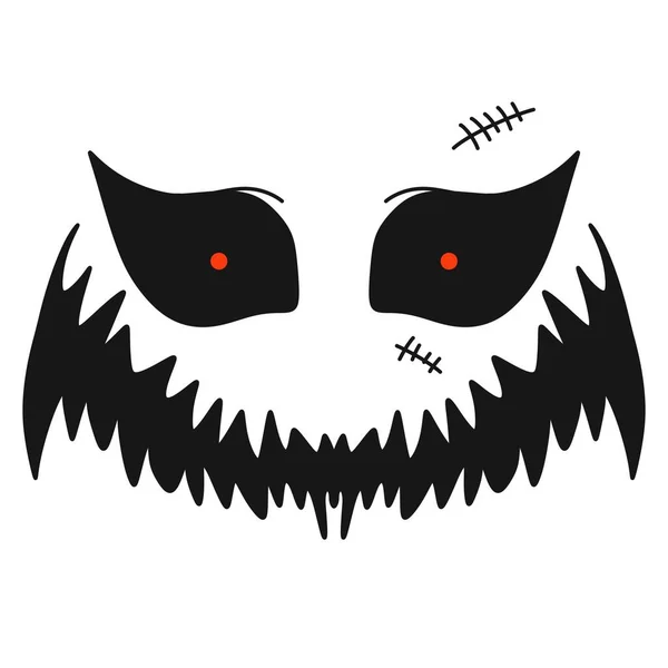 Halloween Abóbora Assustador Rosto Abóbora Com Sorriso Feliz Halloween — Fotografia de Stock