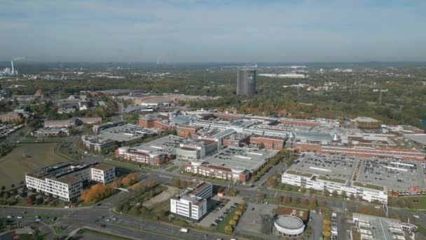Westfield Centro Oberhausen Centro Comercial Con 125 000 Espacio Comercial — Vídeos de Stock