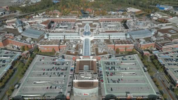 Westfield Centro Oberhausen Shopping Center Com 125 000 Espaço Varejo — Vídeo de Stock