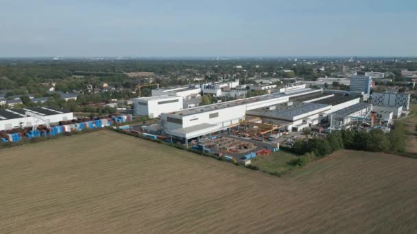Krefeld Kuzey Ren Vestfalya Daki Demir Döküm Fabrikası Siempelkampfoundry 320 — Stok video