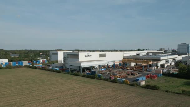 Fábrica Fundição Ferro Krefeld Renânia Norte Vestefália Siempelkampfoundryé Especializada Produção — Vídeo de Stock