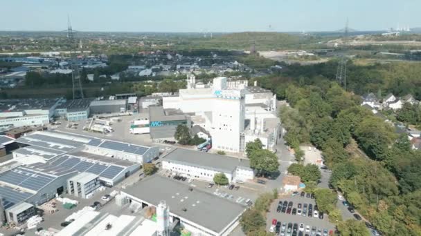 Production Facilities Headquarters Bauchemie Bottrop Which Manufacturer Construction Chemical Products — Stock Video