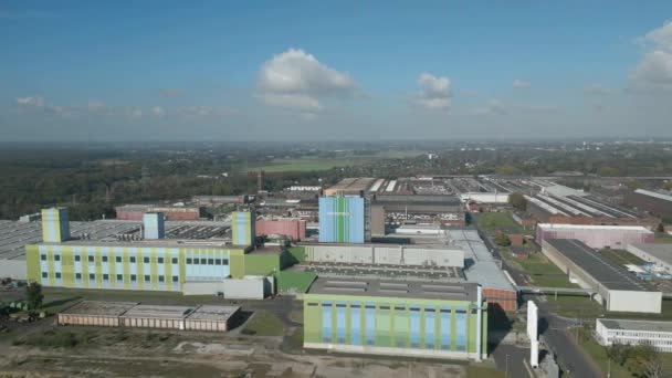 Paslanmaz Çelik Fabrikası Krefeld Merkezi Krefeld Almanya Bulunan Outokumpu Nirosta — Stok video