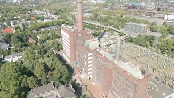 Hermann Wenzel Ipari Erőmű Duisburg Észak Rajna Vesztfália Erőmű Blast — Stock videók
