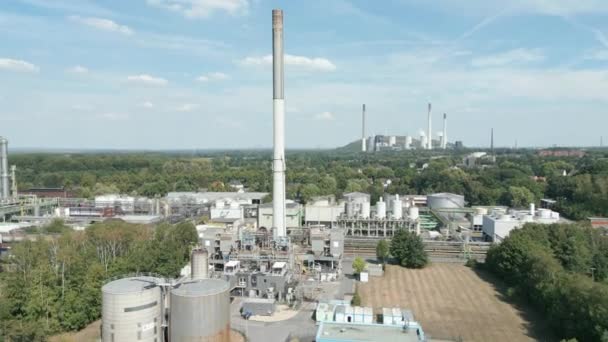 Elektrownia Opalana Ropą Naftową Zweckel Mieście Gladbeck Nadrenii Północnej Westfalii — Wideo stockowe