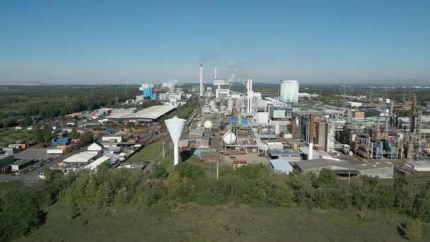 Incineração Resíduos Knapsack Huerth Instalação Incineração Resíduos Knapsack Está Localizada — Vídeo de Stock