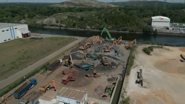 Planta Concreto Renânia Norte Vestefália — Vídeo de Stock