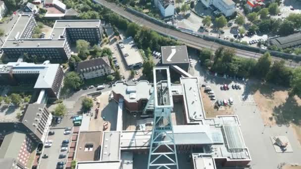 Bochum Daki Alman Madencilik Müzesi Yılda Yaklaşık 365 Bin Ziyaretçiyle — Stok video