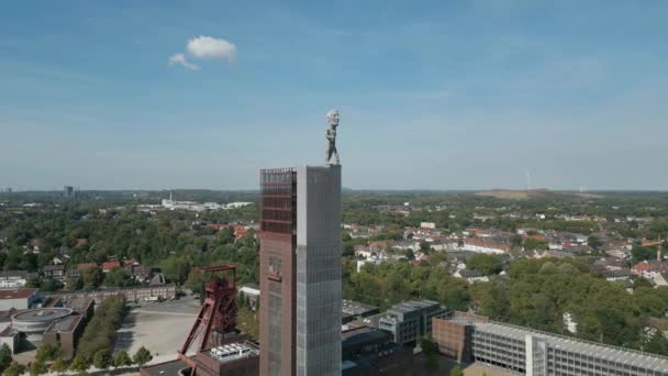 Nordstern Madeni Gelsenkirchen Eski Bir Kömür Madenidir Bir Parka Dönüştürülmüştür — Stok video