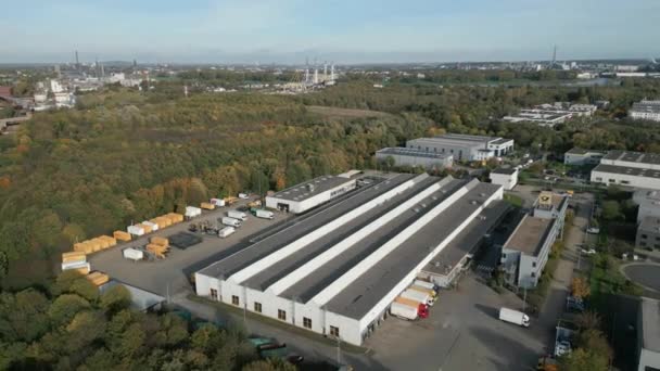 Centro Distribución Logística Correo Renania Del Norte Westfalia — Vídeos de Stock