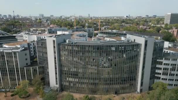 Medizinische Stadtanlage Düsseldorf Nordrhein Westfalen — Stockvideo