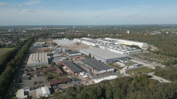 Parque Industrial Renania Del Norte Westfalia — Vídeos de Stock