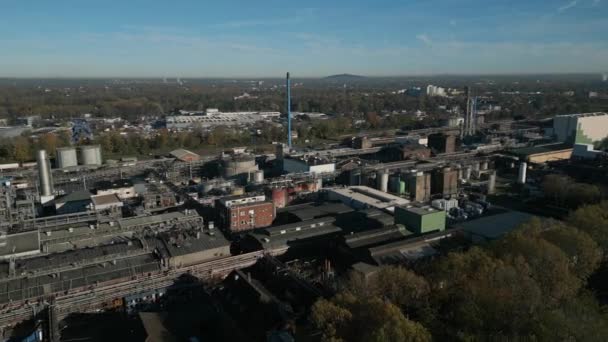 Specialty Chemicals Plant Renania Del Norte Westfalia Alemania Planta Fabrica — Vídeo de stock