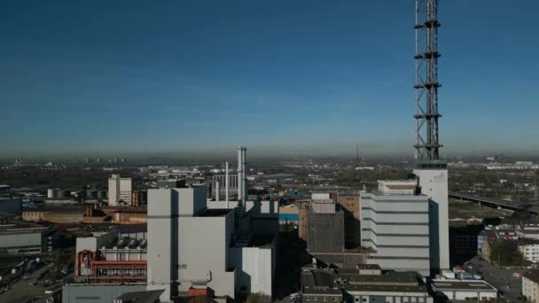 Kuzey Ren Vestfalya Kullanımdan Kaldırılmış Gaz Santrali — Stok video