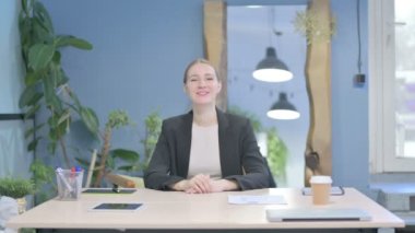 Businessman Blogger Talking Online in Camera
