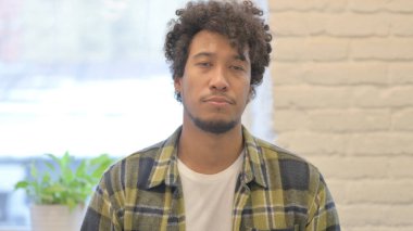 Portrait of Crying Young African Man Feeling Upset