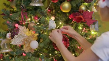 Evdeki Kadın Eli Noel Ağacı Dekorasyonu 'nun Kapağı