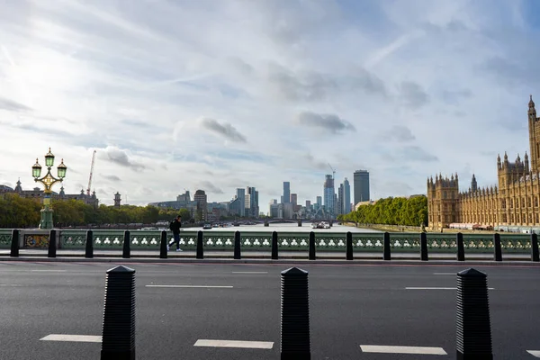Parlamentet Och Staden London Högkvalitativt Foto — Stockfoto