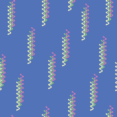 Kusursuz renkli zikzak figürleri arka planda. Kumaş, hatıra defteri ve duvar kağıdı projeleri için mükemmel. Kağıt ambalajlama, tekstil ve daha fazlası için harika. Yüzey deseni tasarımı