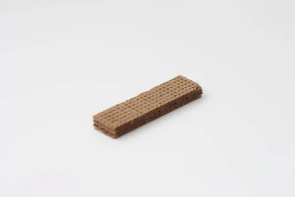 Close Chocolate Wafers Isolated White Background — Zdjęcie stockowe