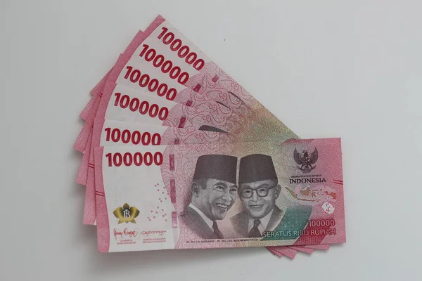 Indonesian Rupiah Banknotes Series Value One Hundred Thousand Rupiah Idr — Stock Photo, Image