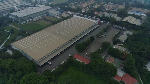 Bogor Indonesia October 2022 Aerial View Office Building Warehouse Distribution — Stockfoto