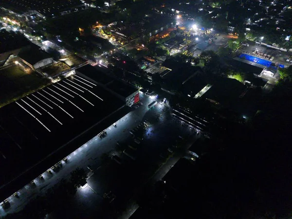 Bogor Indonesia October 2022 Aerial View Office Building Warehouse Distribution — Foto de Stock
