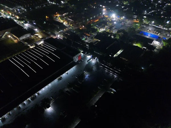 Bogor Indonesia October 2022 Aerial View Office Building Warehouse Distribution — Stok Foto