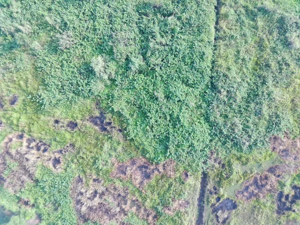 Aerial View Land Mapping Unmaned Aerial Vehicle Bogor Indonesia — Foto de Stock