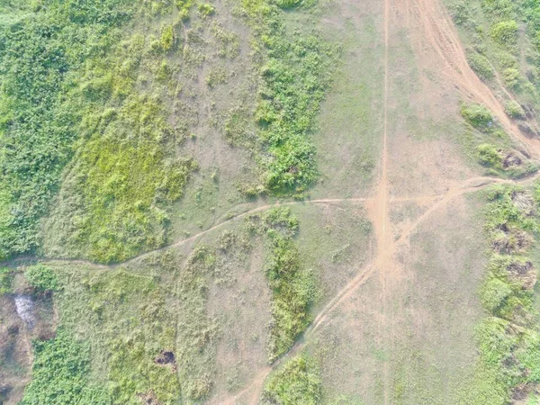 Aerial View Land Mapping Unmaned Aerial Vehicle Bogor Indonesia — Zdjęcie stockowe