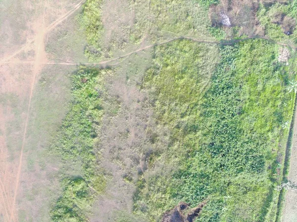 Aerial View Land Mapping Unmaned Aerial Vehicle Bogor Indonesia — стоковое фото
